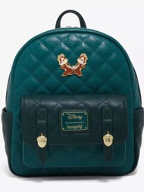 Loungefly Disney Chip & Dale Quilted Mini Backpack — BoxLunch Exclusive